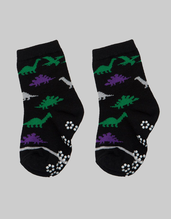 Pipiniko Socks Boys Dino Print Anti Slip 3