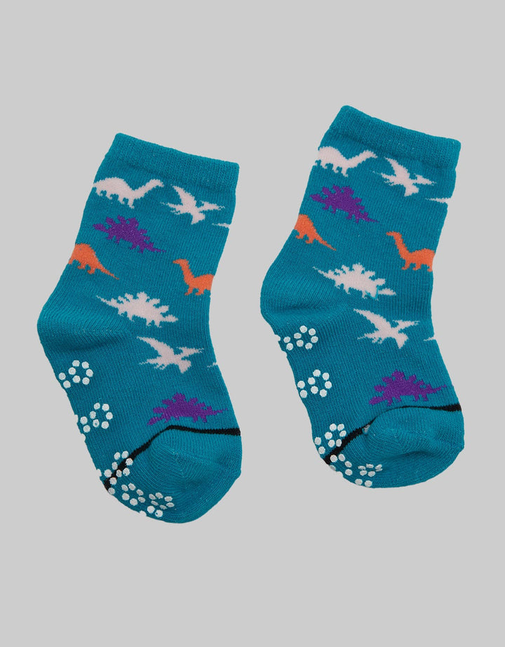 Pipiniko Socks Boys Dino Print Anti Slip 2
