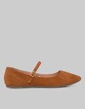 Nevada Sling Ballerinas Buckle Sepatu Flat