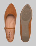 Nevada Sling Ballerinas Buckle Sepatu Flat