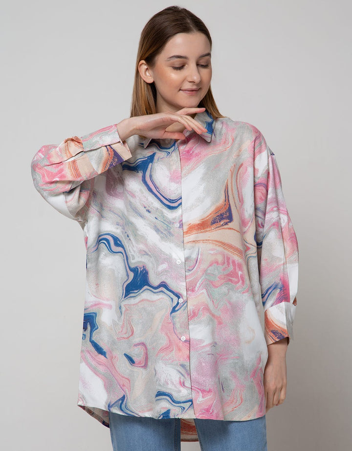 Details Long Sleeve Shirt Printed
