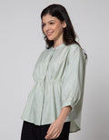Details Shanghai Collar Blouse Wanita
