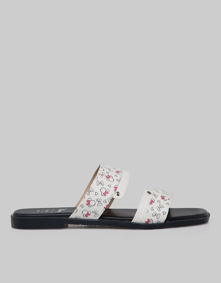 Disney Slipper Sandals Minnie Mouse Ribbon