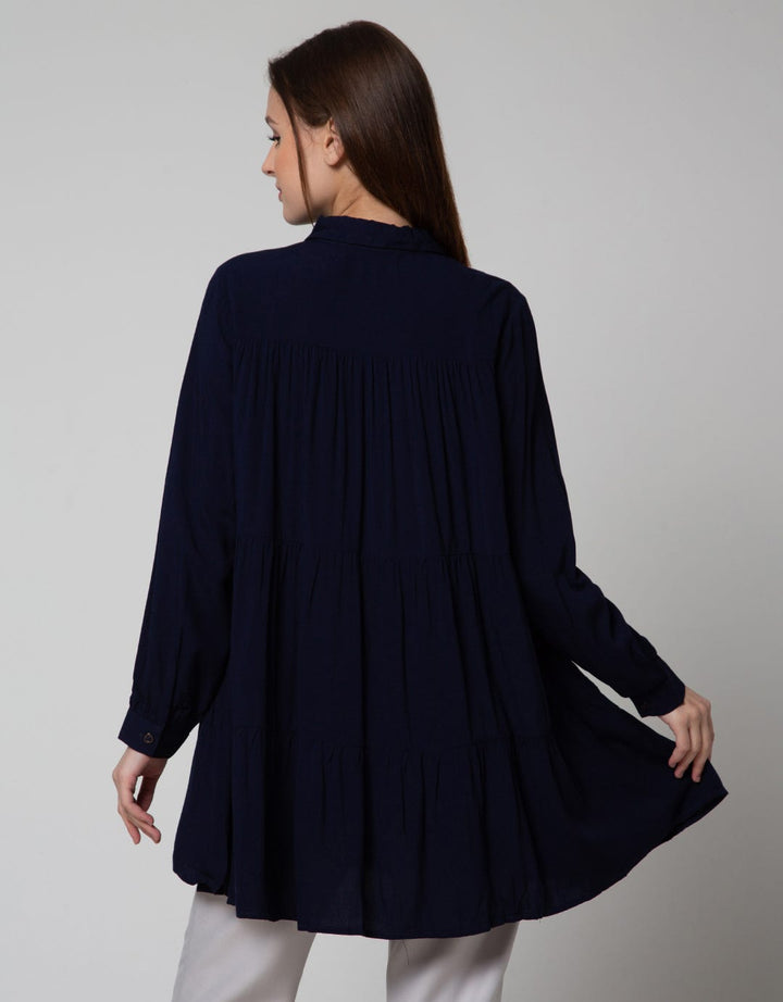 BLOUSE RAYON 30S WAR