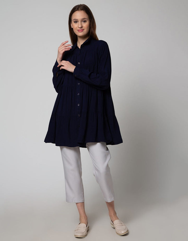 BLOUSE RAYON 30S WAR