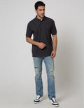 Cole Lacoste Basic Plain Polo Shirt Pria