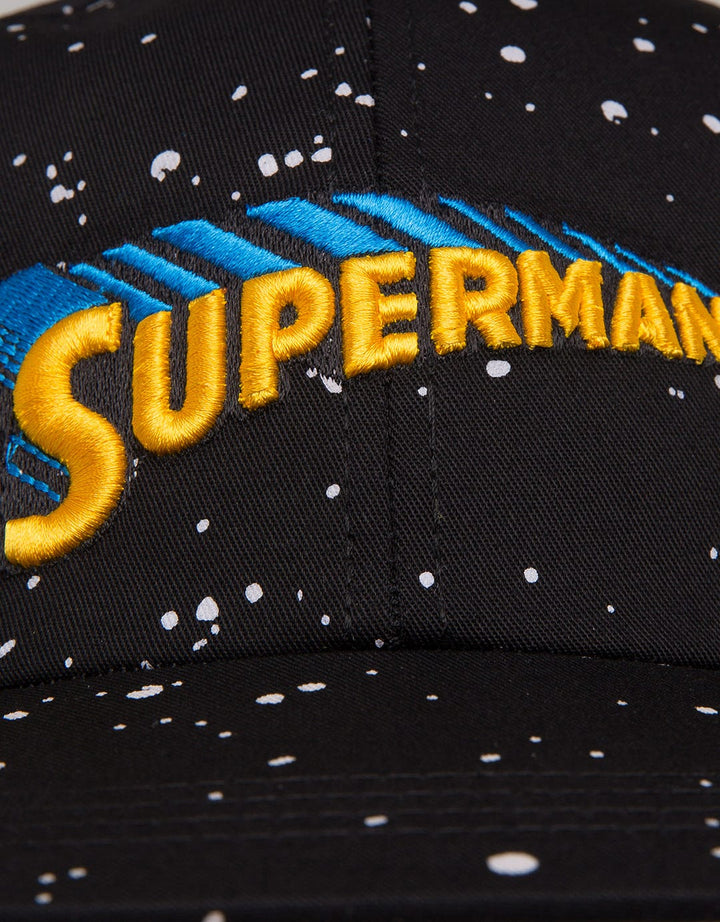 Character Cap Topi Superman Shadow Bordir