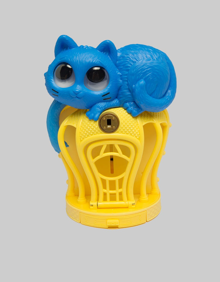 Bandai Flyin Feathers Kids Game with Toy Cat &amp; Bird in Birdcage