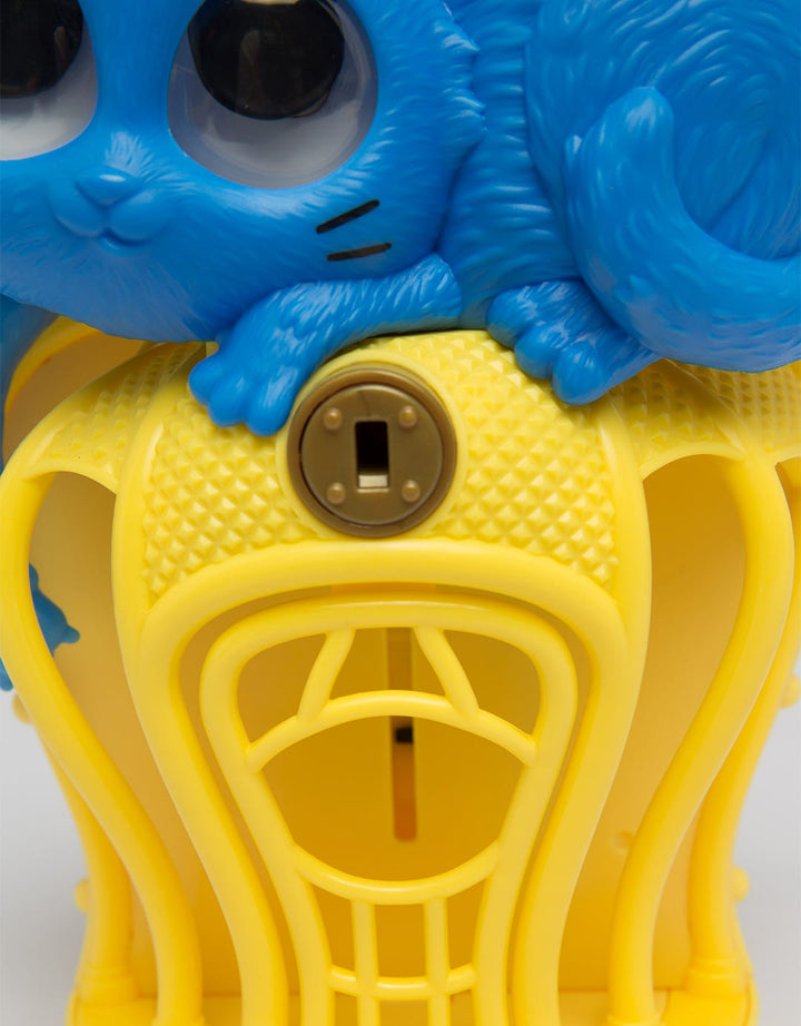 Bandai Flyin Feathers Kids Game with Toy Cat &amp; Bird in Birdcage