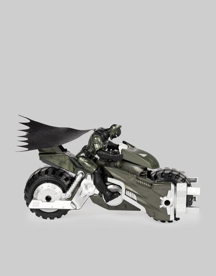Bandai Batcycle Batmoto Vehicle and Clayface 4 Inch Figure