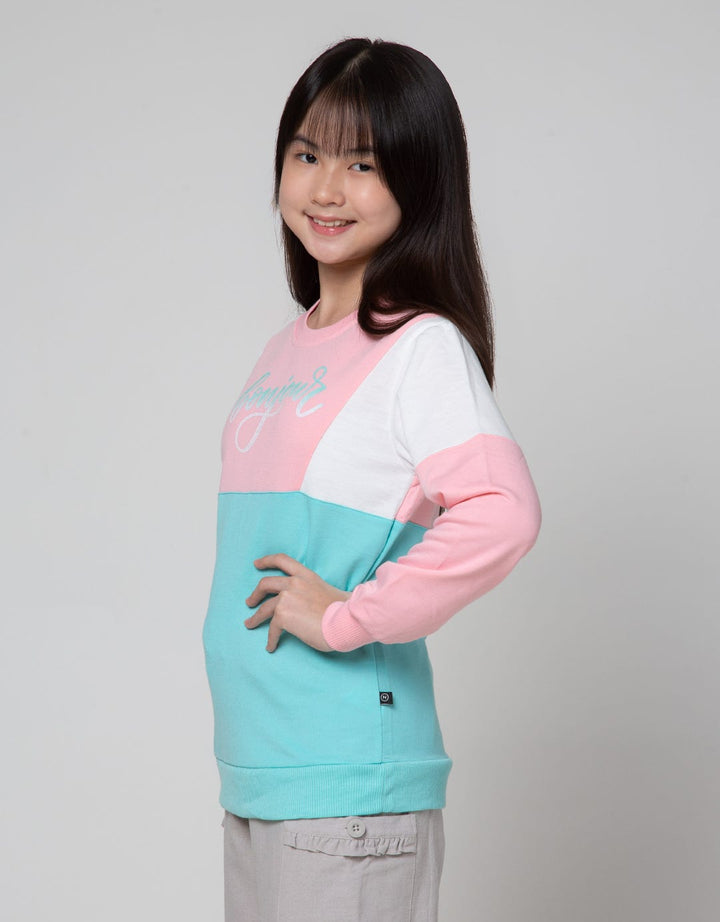 Nevada Bonjour Print Girls Sweater