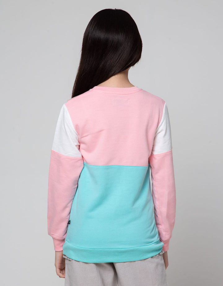 Nevada Bonjour Print Girls Sweater