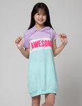 Nevada Short Sleeve Midi Dress Hoodie Bordir Handuk Awesome