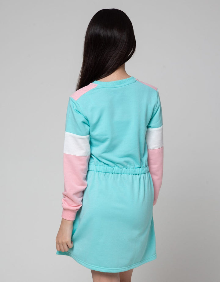 Nevada Paris Print Dress Anak Perempuan