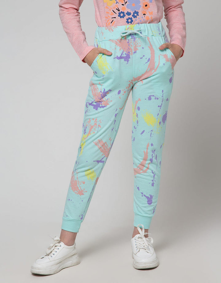 Nevada Pastel Splash Girls Jogger Pants