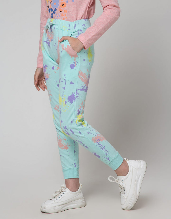 Nevada Pastel Splash Girls Jogger Pants