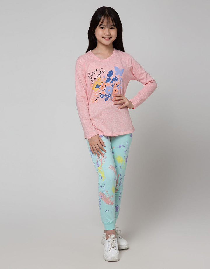 Nevada Pastel Splash Girls Jogger Pants