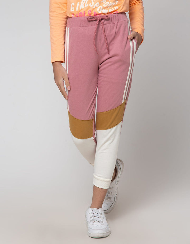 Nevada Side Stripe Celana Jogger Anak Perempuan