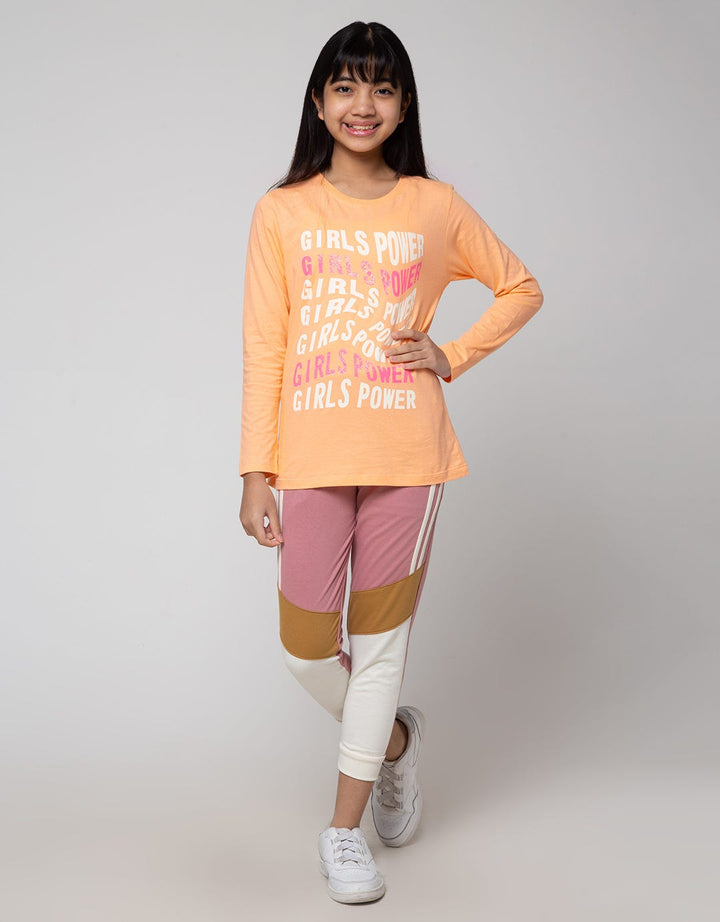 Nevada Side Stripe Celana Jogger Anak Perempuan