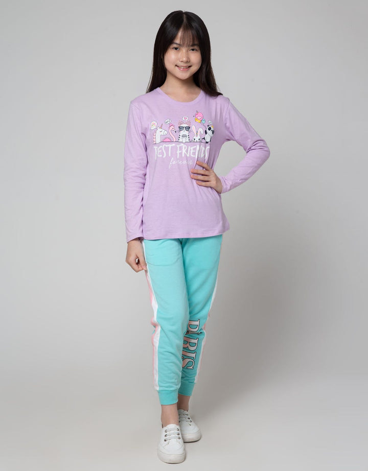 Nevada Paris Gradient Girls Joggers