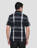 Cardinal Check Print Kemeja Pria