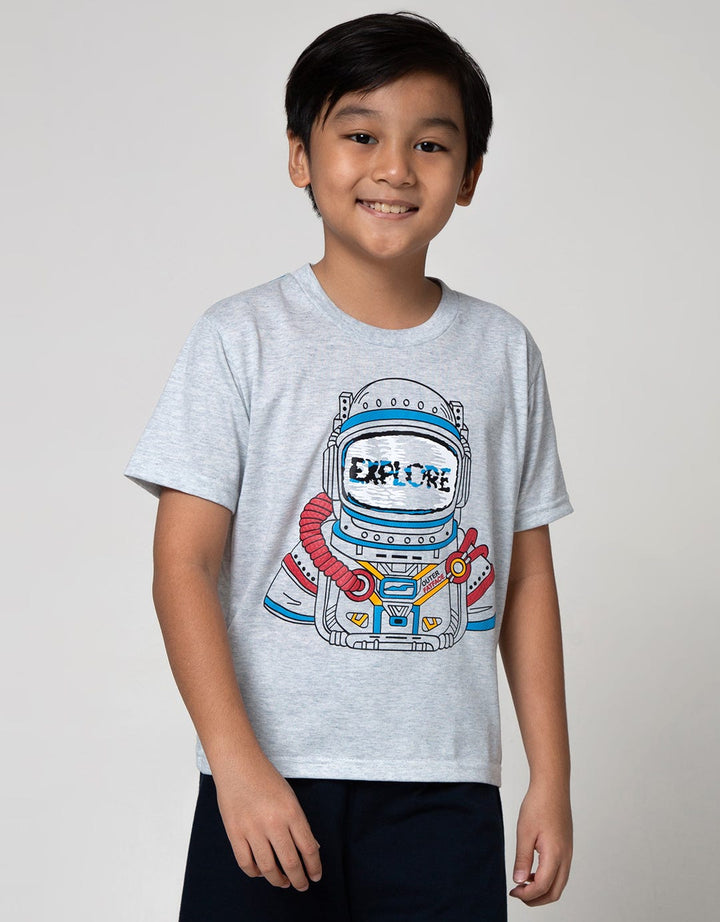 Little M Explore Wording Kids Printed T-Shirt