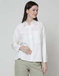 Nevada Long Sleeve Shirt Top Oversize With Pocket