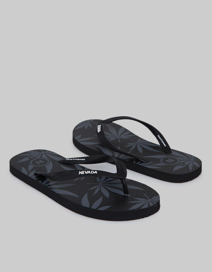 Nevada Leaf Print Sandal Jepit Pria