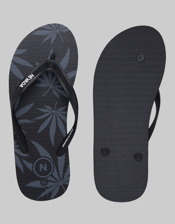 Nevada Leaf Print Sandal Jepit Pria