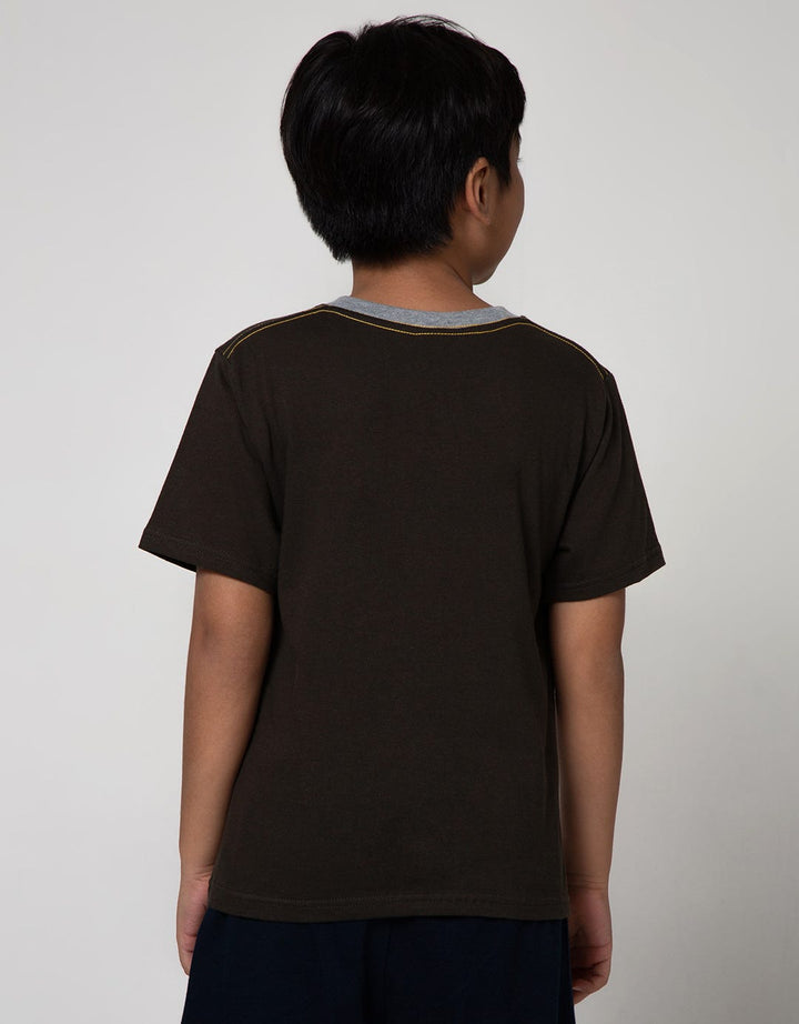 Little M Short Sleeve T-Shirt Tractor City Builder