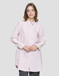 Cardinal Femme Linen Text Kemeja Wanita