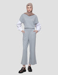Cardinal Femme Plain Pallazo Celana Wanita