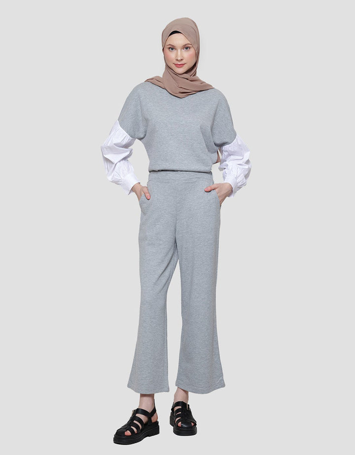 Cardinal Femme Plain Pallazo Celana Wanita