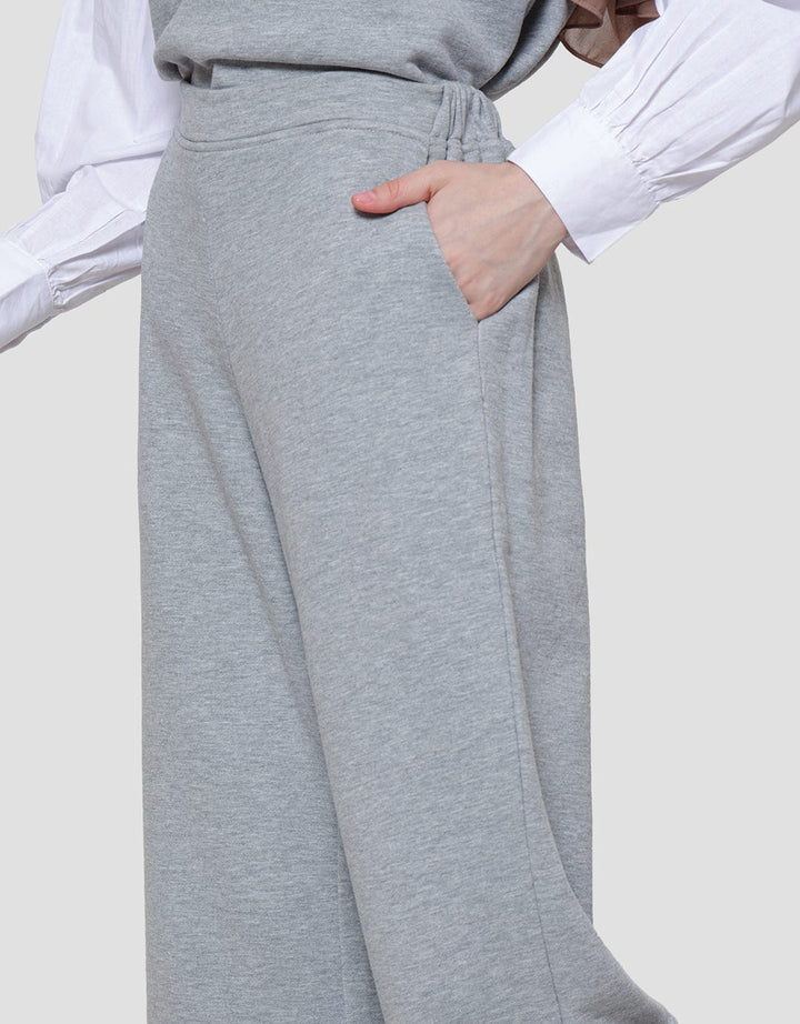 Cardinal Femme Plain Pallazo Celana Wanita