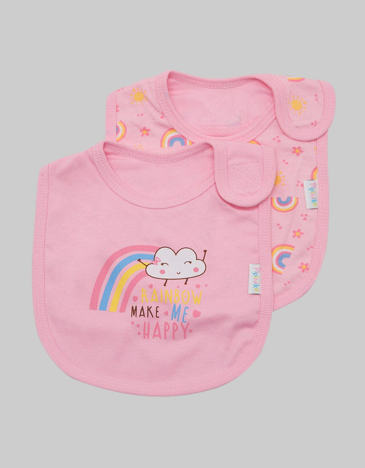 Pipiniko Bib Slaber 2 Pcs Rainbow
