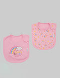 Pipiniko Bib Slaber 2 Pcs Rainbow