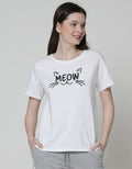 Nevada Short Sleeve T-Shirt Solid Meow
