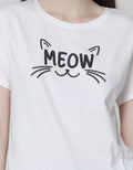 Nevada Short Sleeve T-Shirt Solid Meow