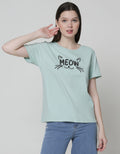 Nevada Short Sleeve T-Shirt Solid Meow