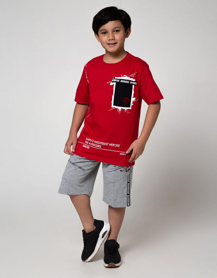 Marvel Short Knit Avengers Logo Kids Pants