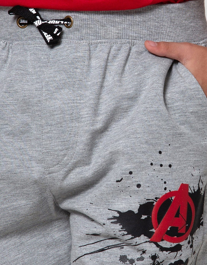Marvel Short Knit Avengers Logo Kids Pants