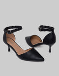 Details Ankle Strap Shoes Double