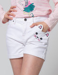 Cardinal Kids Girl Cat Pocket Short Pants