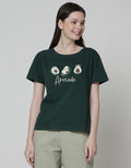 Nevada Short Sleeve Solid Three Avocados T-Shirt