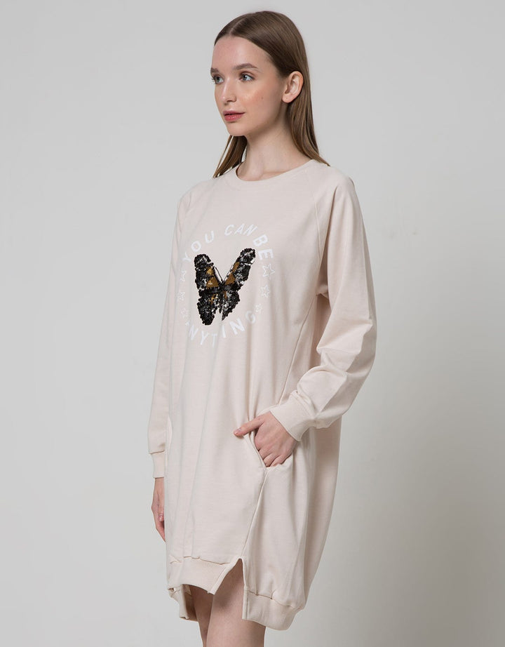 Nevada Long Sleeve Midi Dress You Can Be Anything