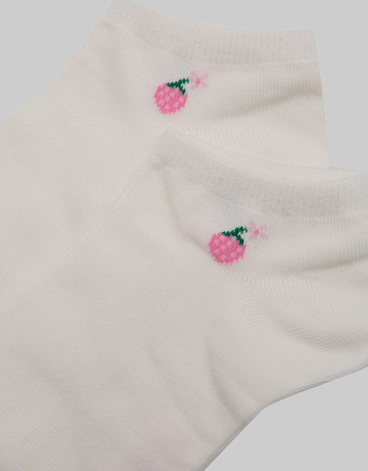 Nevada Socks Ankle Strawberry
