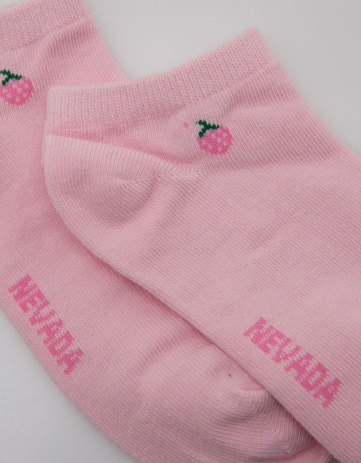 Nevada Socks Ankle Strawberry