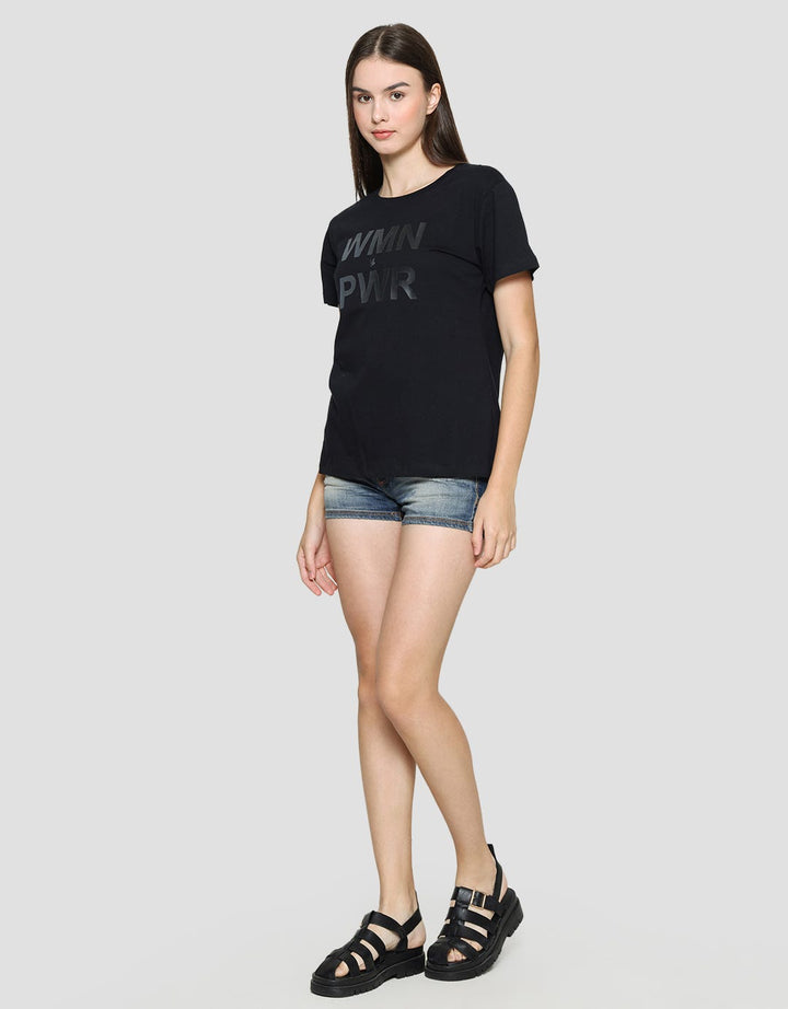 Cardinal WMN PWR Print Kaos Casual Wanita