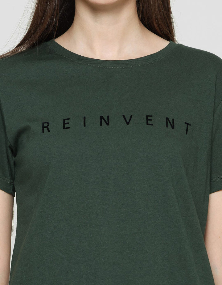 Cardinal Reinvent Print Kaos Casual Wanita