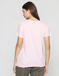 Cardinal Love Heart Print Women's Casual T-Shirt